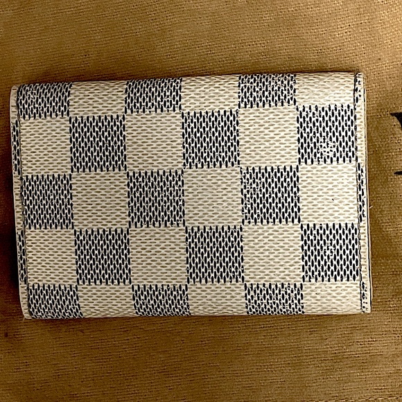 SOLDAuthentic Damier Azure Key Case /6 - Picture 12 of 14